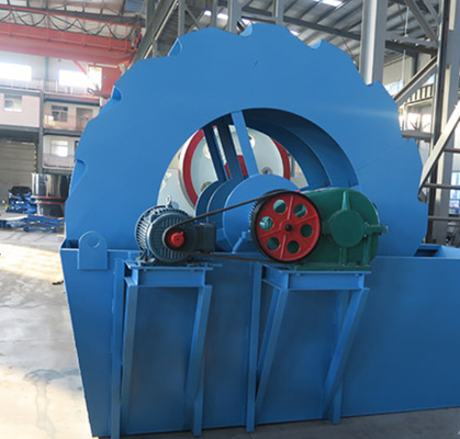 Máy sàng rung điện loại bánh xe cát 50 TPH 5.5kw cho xây dựng