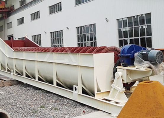 Máy sàng rung 11KW * 2 cát 240 TPH Sỏi Vít xoắn Công suất lớn