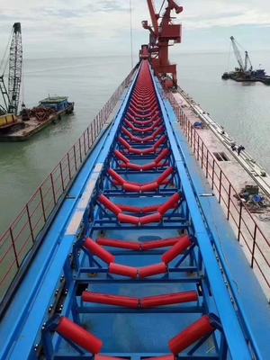 Băng tải chuyển băng tải khai thác mỏ 1200mm B500 Màu nâu đen