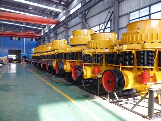 Vật liệu xây dựng Máy nghiền côn lò xo và thủy lực Máy nghiền hình nón PYB600 Rock Stone Crusher Giá