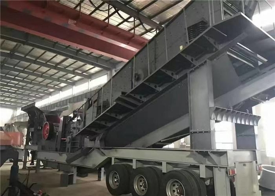 230 T / H Thiết bị sàng lọc và nghiền hoàn chỉnh Máy nghiền tác động theo dõi Quặng sắt 750 × 1060