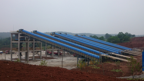 Băng tải khai thác than băng tải 4 hoặc 5 lớp cho nhà máy nghiền đá
