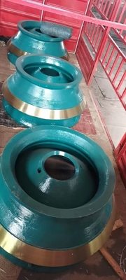 Phụ tùng máy nghiền đá hình nón Tấm hàm Mn18Cr2 Mn13Cr2 Thép mangan cao