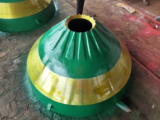 Mn18cr2 CH430 Máy nghiền hình nón Lớp lót, Máy nghiền khai thác thức ăn chăn nuôi Hình nón Mang bộ phận