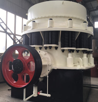 Máy nghiền đá thủy lực 220Kw Khai thác vàng, đá bazanMáy nghiền hàm quặng sắt vàng