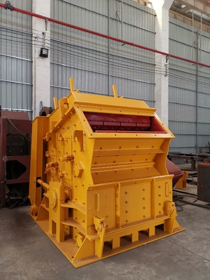 Máy nghiền tác động bê tông màu vàng 75Kw dọc CE ISO, máy nghiền va đập thủy lực, máy nghiền va đập cầm tay