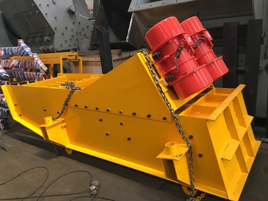 Máy cấp liệu rung điện 80 TPH GZT 0724 Kích thước đầu vào 0mm - 1000mm