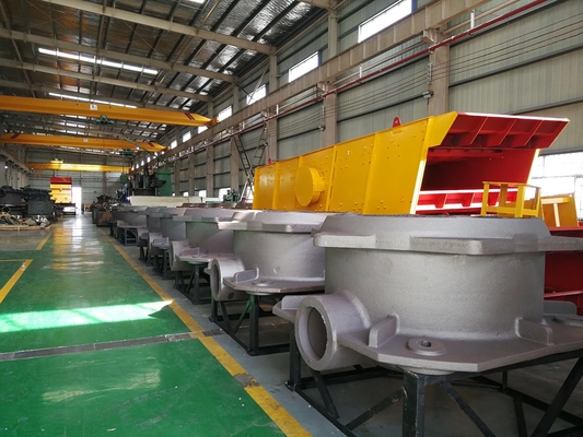 Máy nghiền hình nón Máy nghiền đá cát di động, Máy nghiền hình nón thủy lực xi lanh đơn