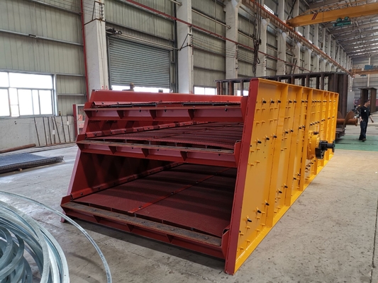 Tổng hợp Bộ phân tách màn hình rung quay tròn 120mm Cát sỏi Soild
