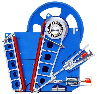 V Gravity Single Toggle Máy nghiền hàm sơ cấp với công suất cao CJ1211